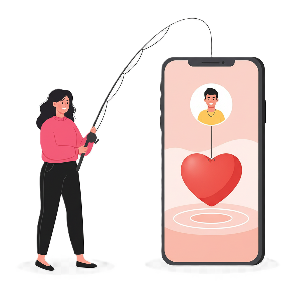 Find your love illustration